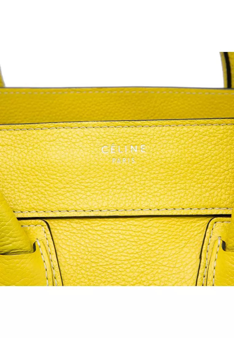 Pre-Loved Celine Mini Calfskin Luggage Tote