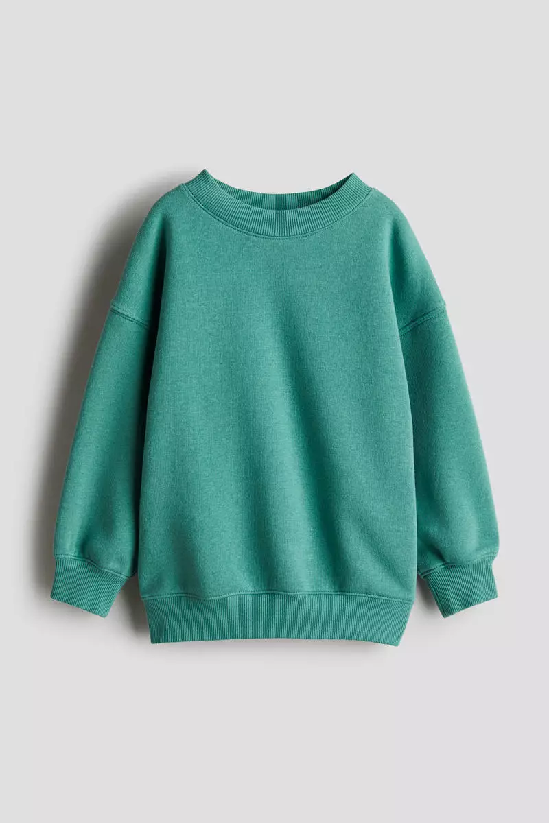 Oversized brushed-inside sweatshirt