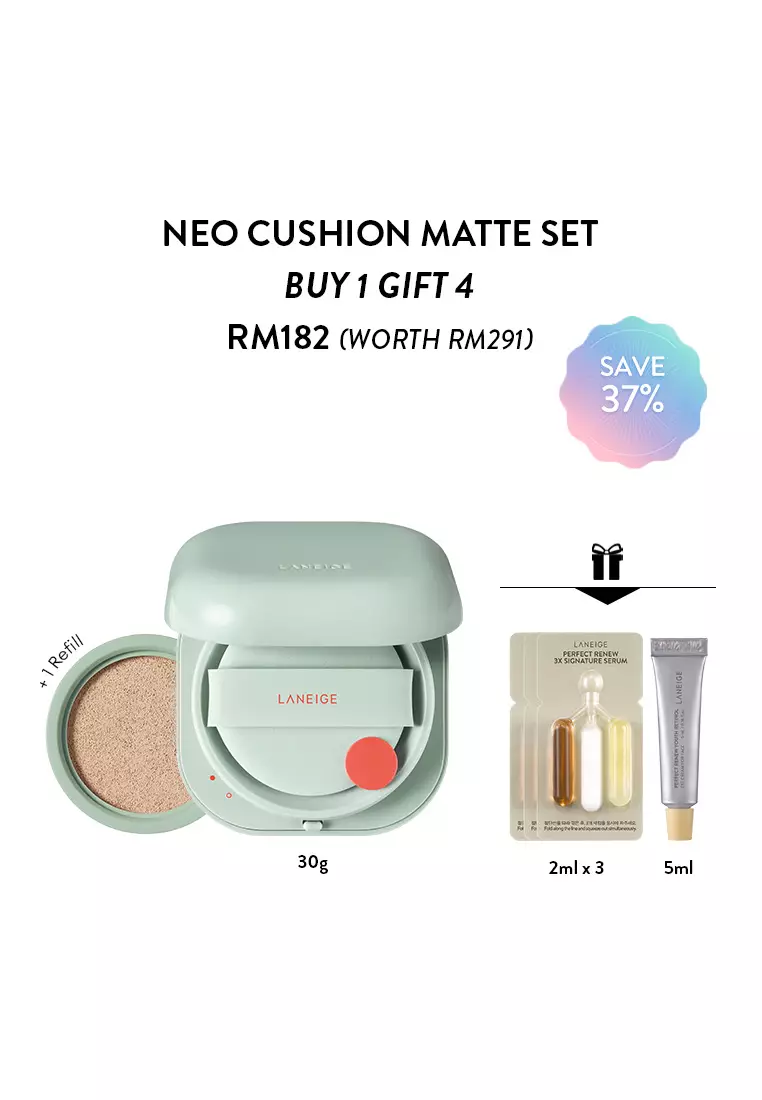 Laneige Neo Cushion Matte 13N 15g - Ivory - Korean Cosmetics, Makeup &  Skincare Wholesale & Retail