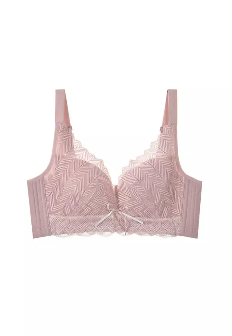 Push Up Pink Padded Non Wired Bras