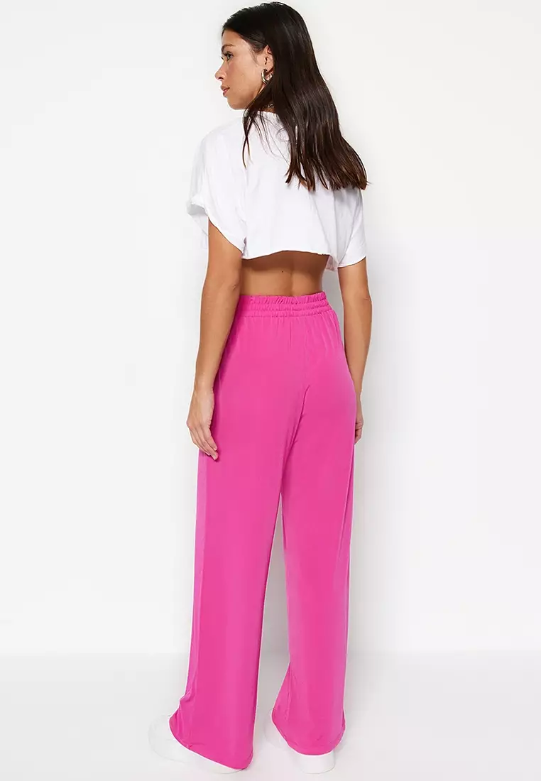 Zara Pink High Waist Belted Pants  Belted pants, Buckle pants, Clothes  design