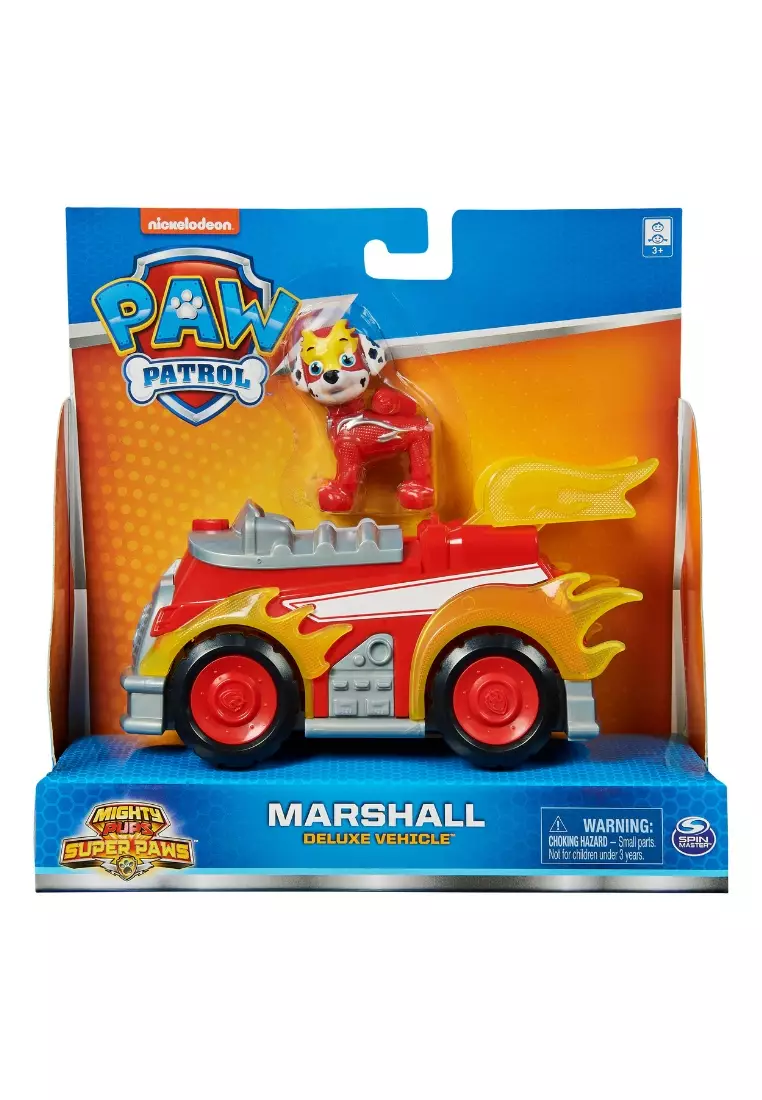 Paw Patrol Themed Vehicle Mighty Pup Super Paw Marshall