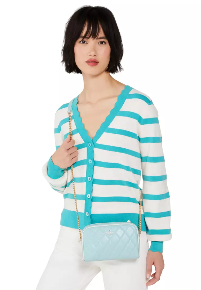 Buy Kate Spade Carey Colorblock Mini Camera Bag - Sage Blue Online ...