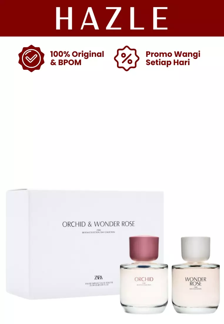 Jual ZARA Zara Orchid Woman EDP + Zara Wonder Rose Woman EDT Set 90 ml ...