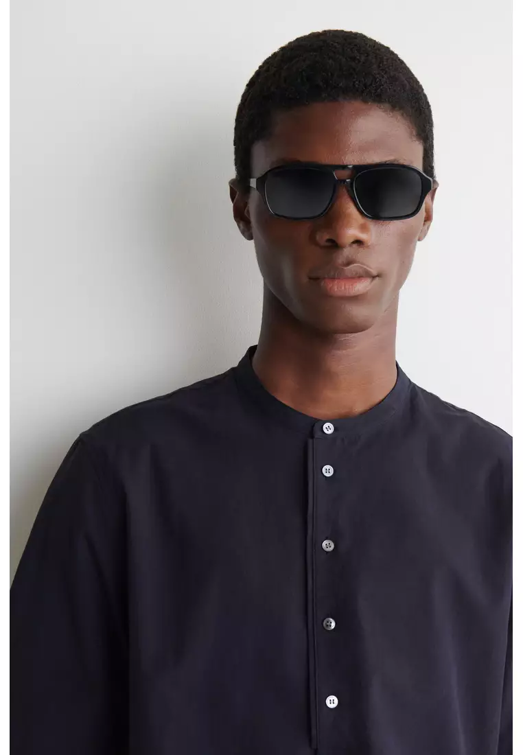 COTTON HENLEY SHIRT