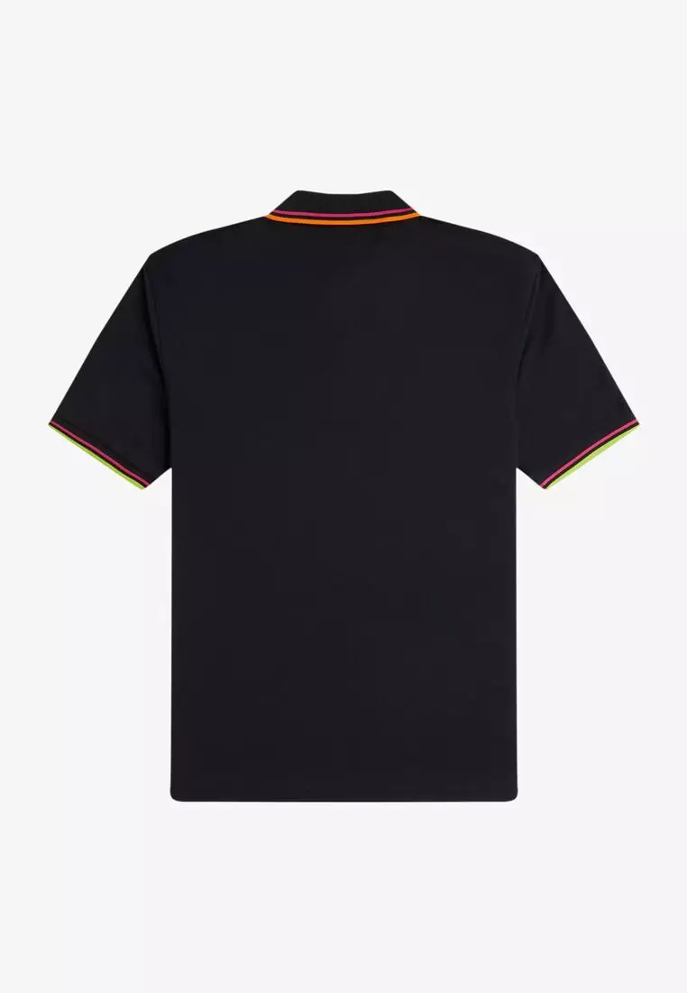 FRED PERRY☆ Tennis Graphic T-Shirt BLACK 背中ロゴ Buy Fred Perry Fred Perry M9839 Twin Tipped Fred Perry