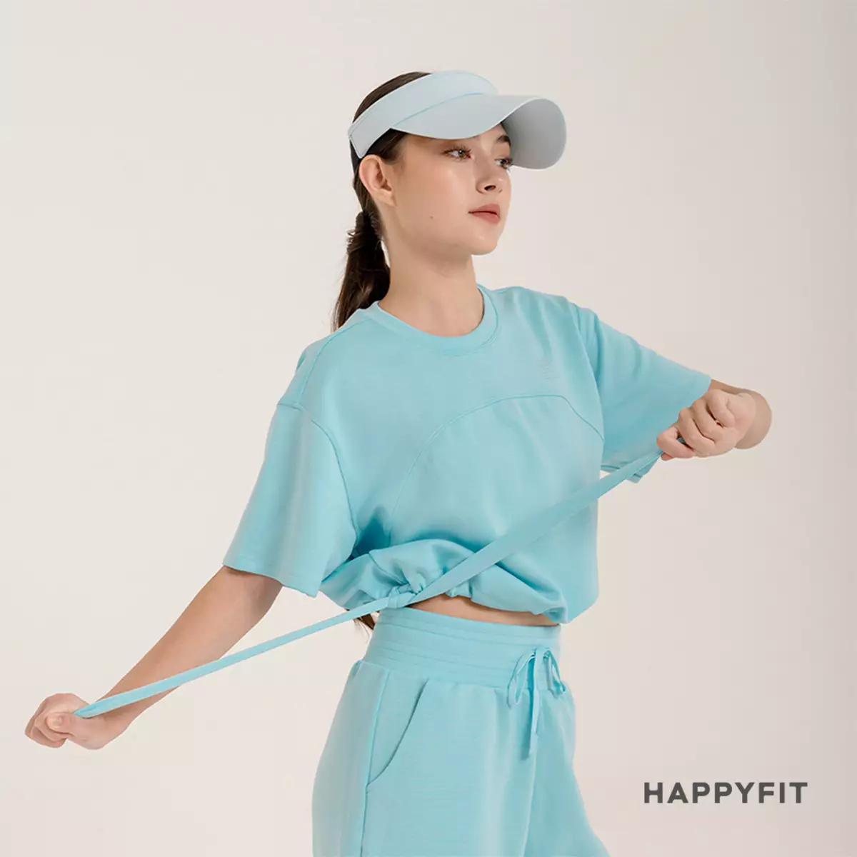 HAPPYFIT Sweat T-shirt Summer - Sky Blue