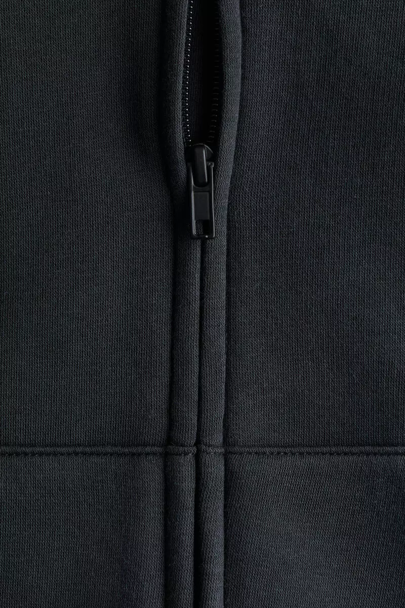 Oversized zip-through hoodie