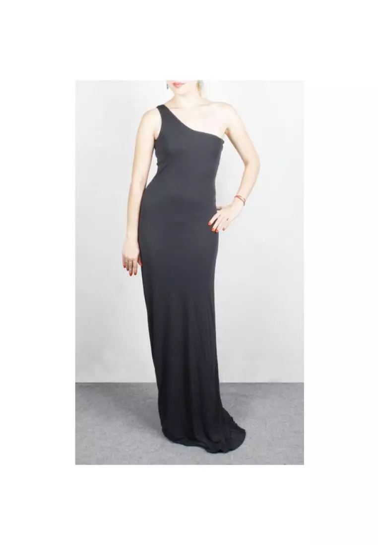 one sleeve maxi dress