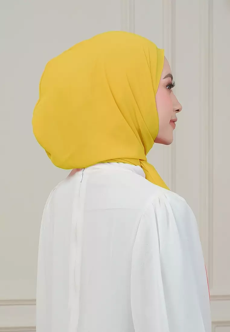 HIJAB INSTAN MAGNET SYIFA - LIGHT MUSTARD