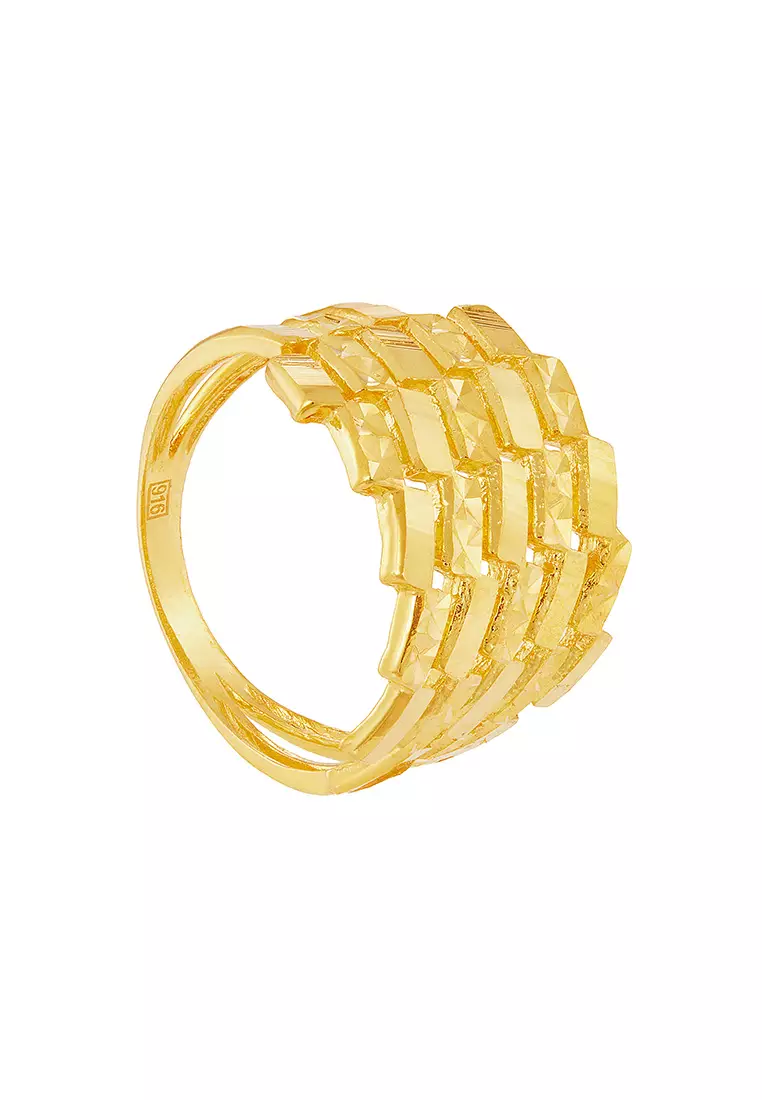 HABIB 916/22K Yellow Gold Ring RRS120030824(B)