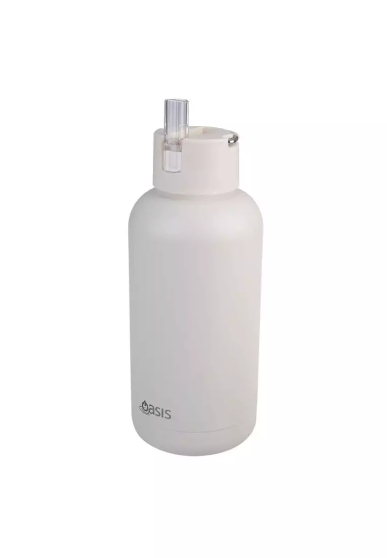 Oasis Stainless Steel Insulated Ceramic Moda Bottle 1.5L - Alabaster