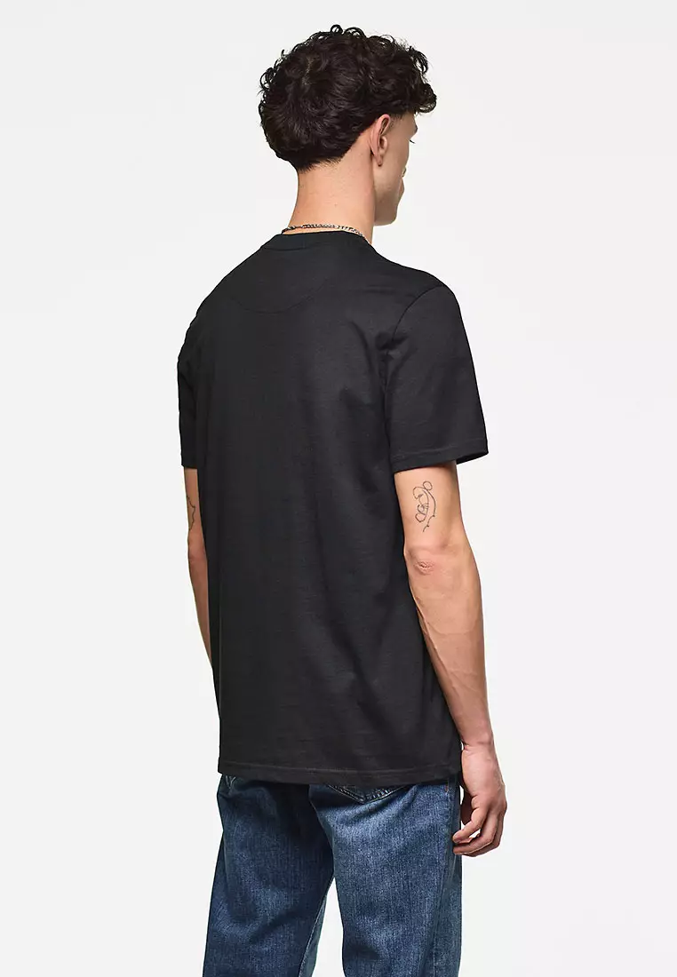 MENS BLACK/MID HOUSE CHECK SHEVCHENKO CHECK PRISON TEE