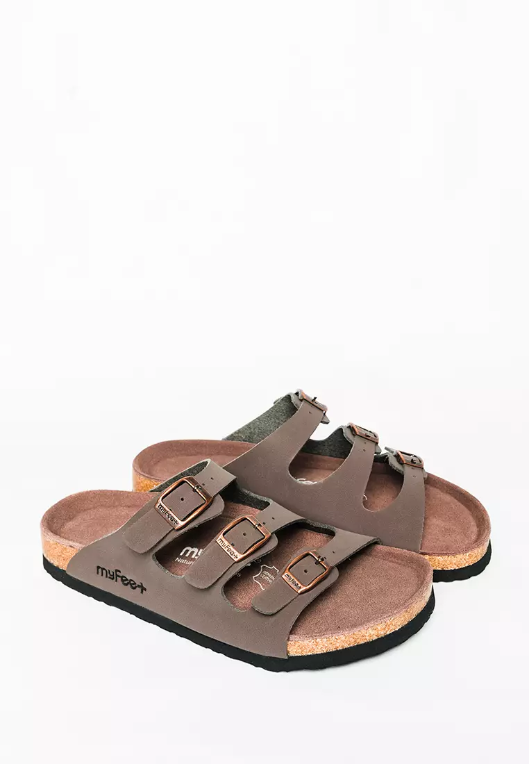 Sandal MyFeet F3 Fm-Dark Brown