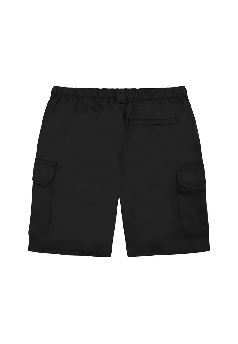 3Second Men's Short Cargo Pants Relaxed Fit Cotton Twill North C010225