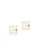 Grossé gold Grossé Pearly Play: gold plating, faux pearl, rhinestone pierced earrings GA60991 A3C48AC637D4D1GS_2