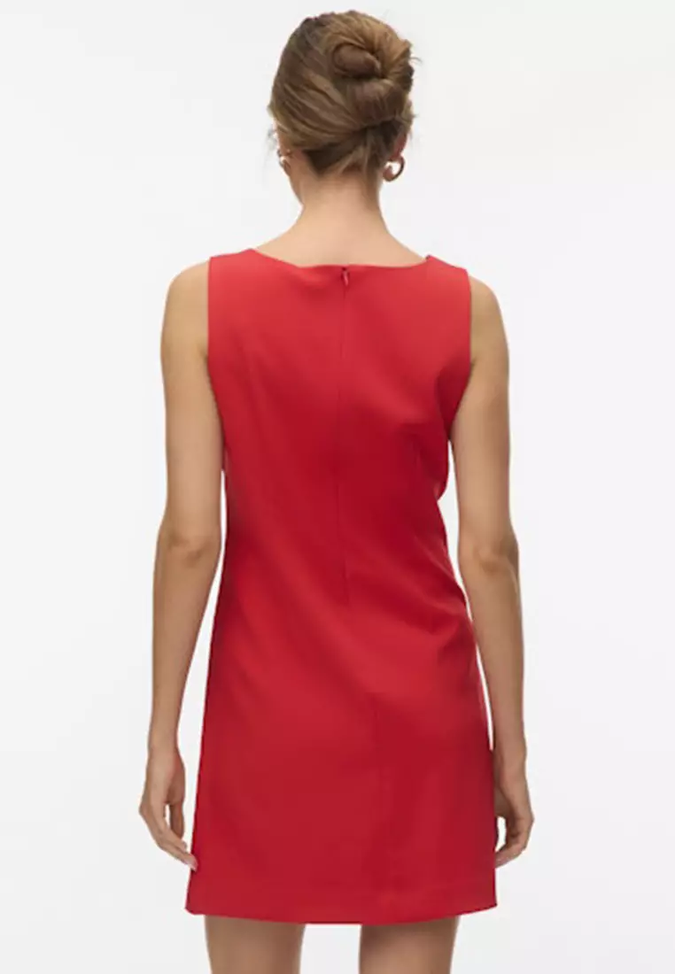 【国内即発】VERO MODA ヴェロモーダ ☆Red shift dress Buy Vero Moda Rikke Short Dress 2025 Online | ZALORA