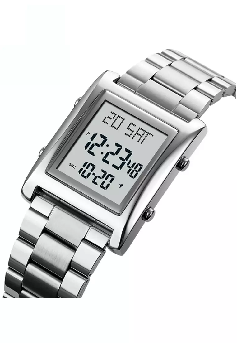 Jam Tangan Digital Pria Waterproof Many Function Strap Tali Material Stainless Steel BY93 ORIGINAL