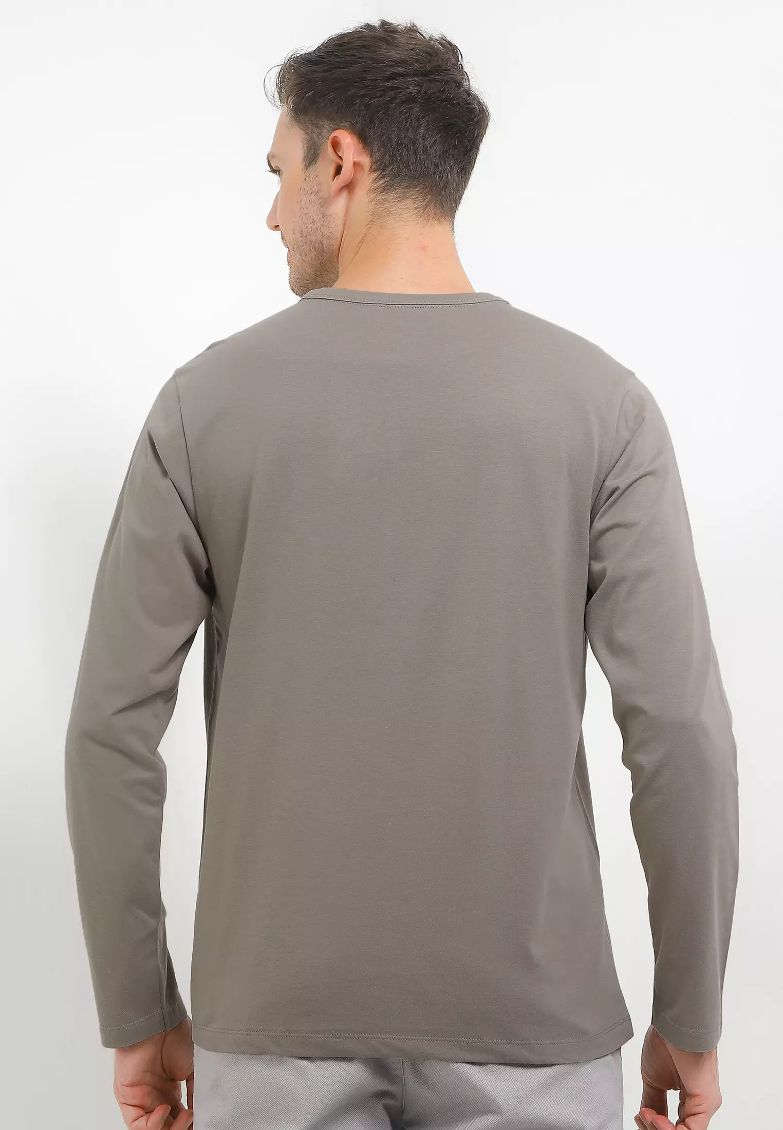 Cressida The Next Level Kaos Regular Fit Long Sleeves Hanley T-Shirt A245A - Grey