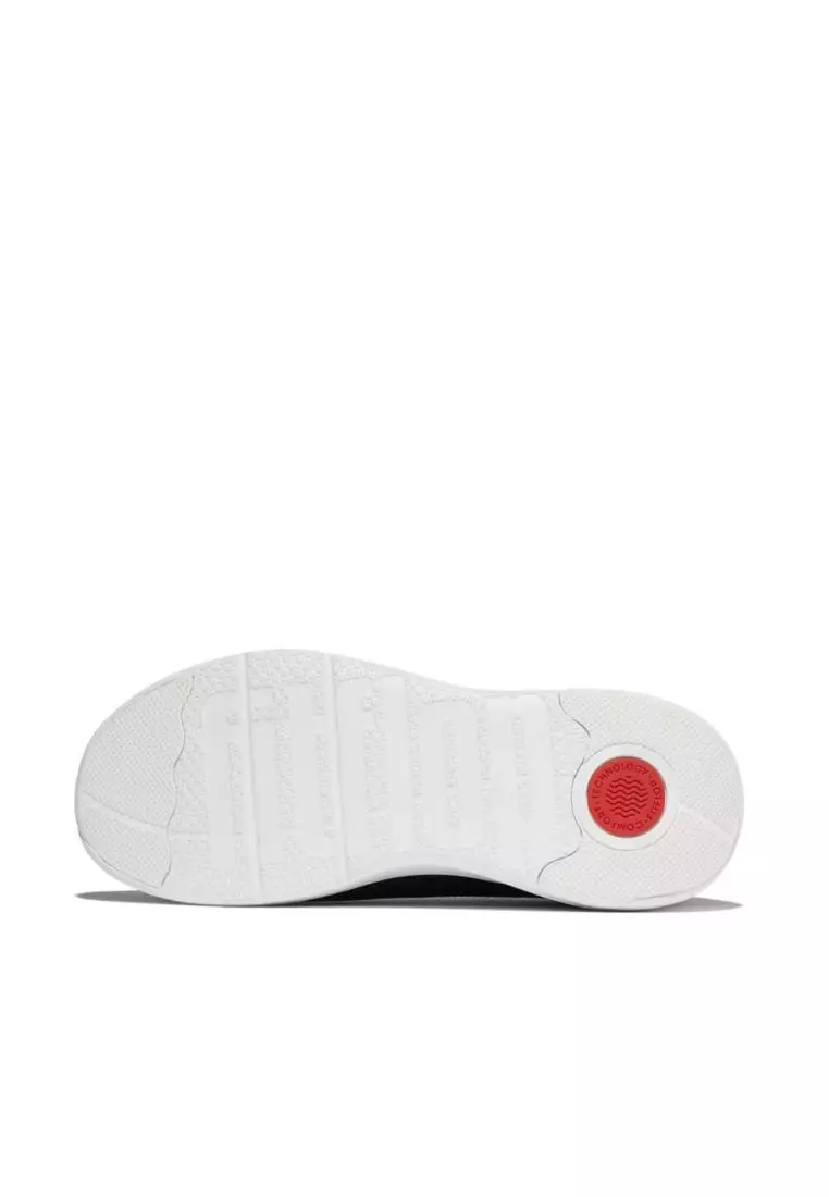 Super-Q Bow Crystal-Trim Knit  Ballet Flats