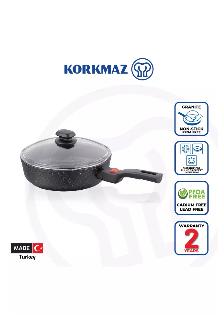 Non stick pan discount with lid online