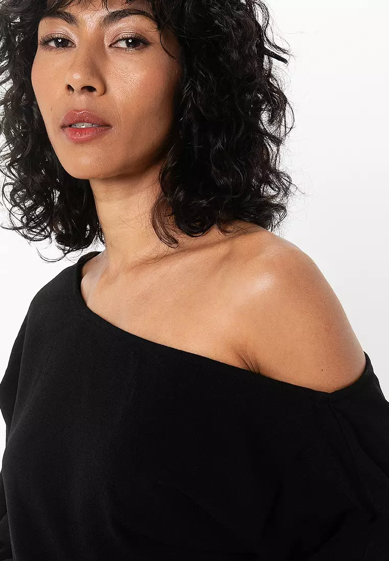 slim fit dress slacks Rent Asos Design Off Shoulder Bardot Tuck Midi Dress In Satin Gold