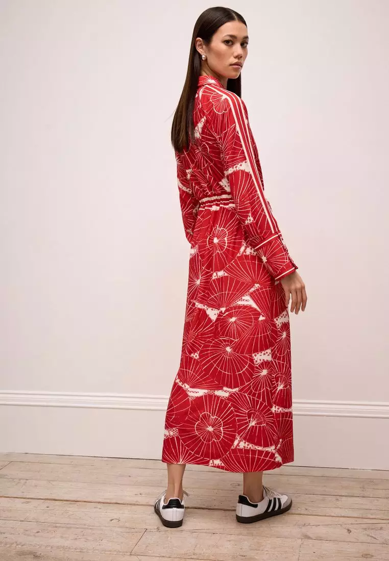 Long Sleeve Column Maxi Dress