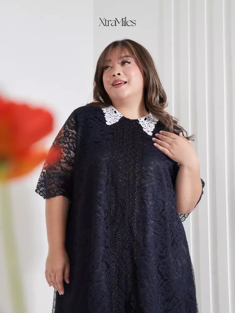 xtramiles Ladies dress leonore dress black white