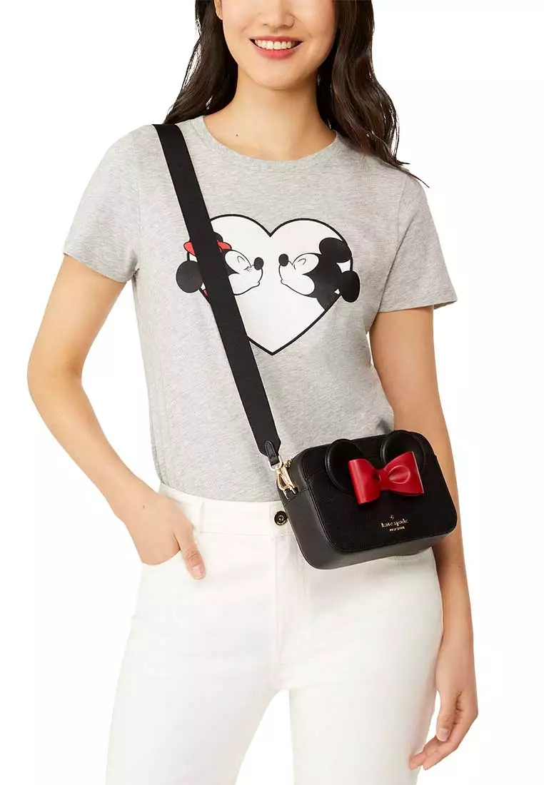 Minnie Mouse Mini Camera Bag Black Multi KH621