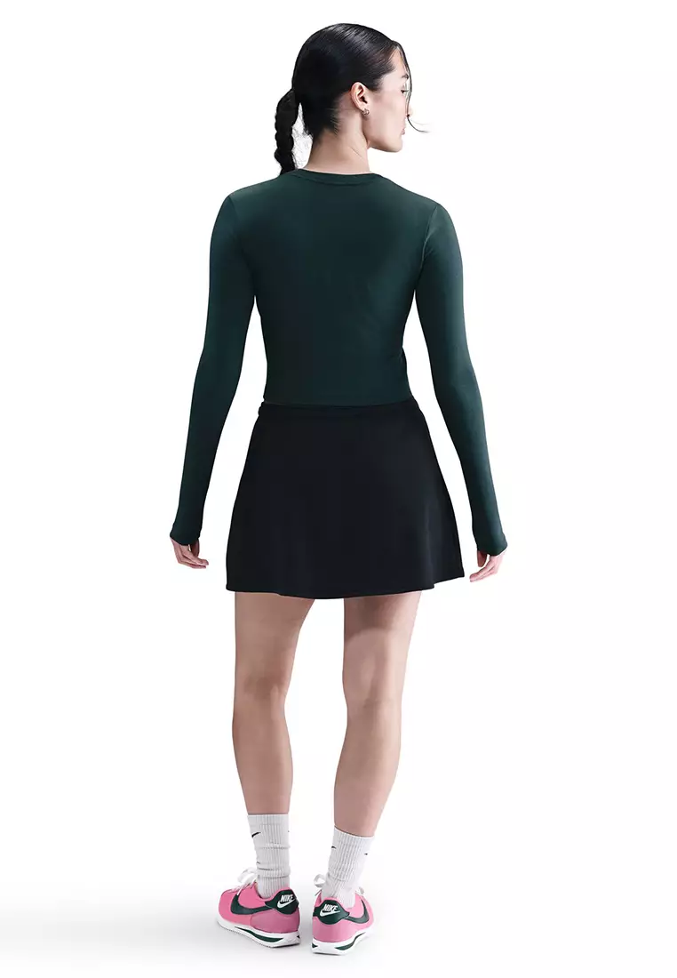 Sportswear Chill Knit Women's Slim Long-Sleeves Cropped Top