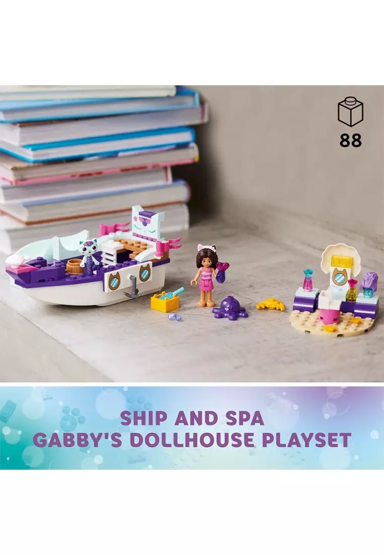 Gabby & MerCat's Ship & Spa 10786, LEGO® Gabby's Dollhouse