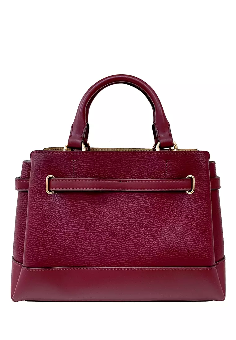 Michael kors satchel sales red