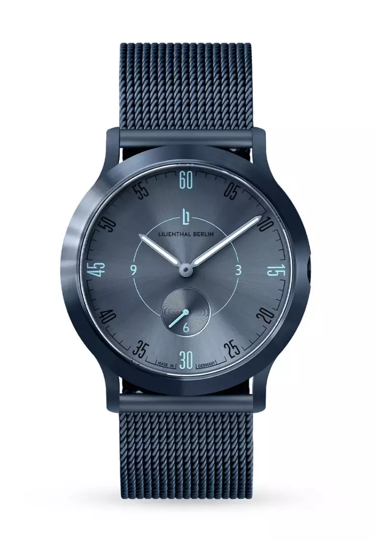 Stainless Steel Lilienthal L1 All Blue Mesh Lilienthal Watch