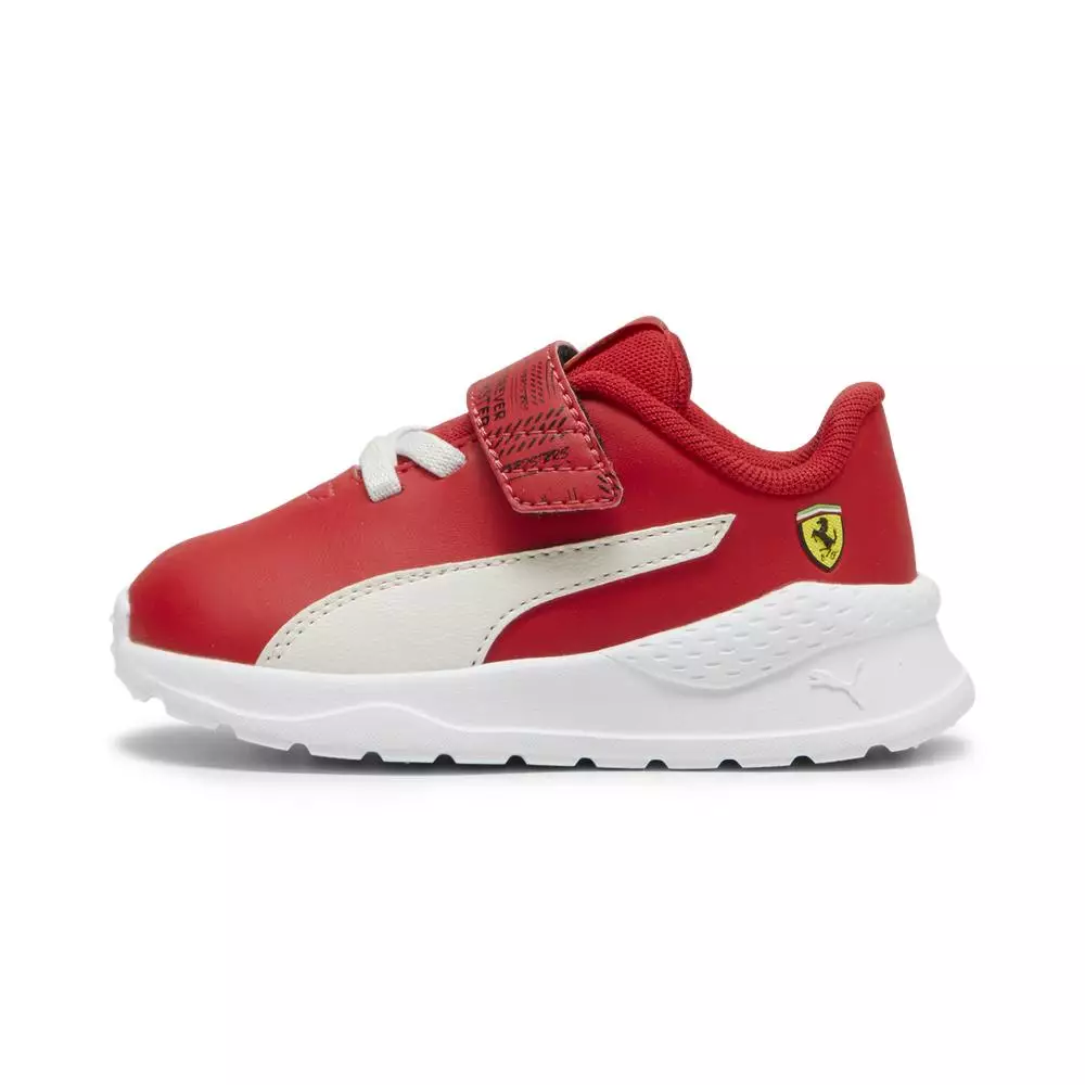 Puma Ferrari Anzarun LS AC Inf Rosso Corsa V - Sepatu Anak Laki-laki (Merah)