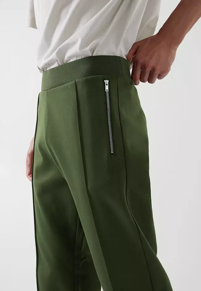 Pintuck track sales pants