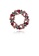 Glamorousky silver Fashion Bright Plated Gold Christmas Wreath Brooch with Colorful Cubic Zirconia 67720ACD57893DGS_1