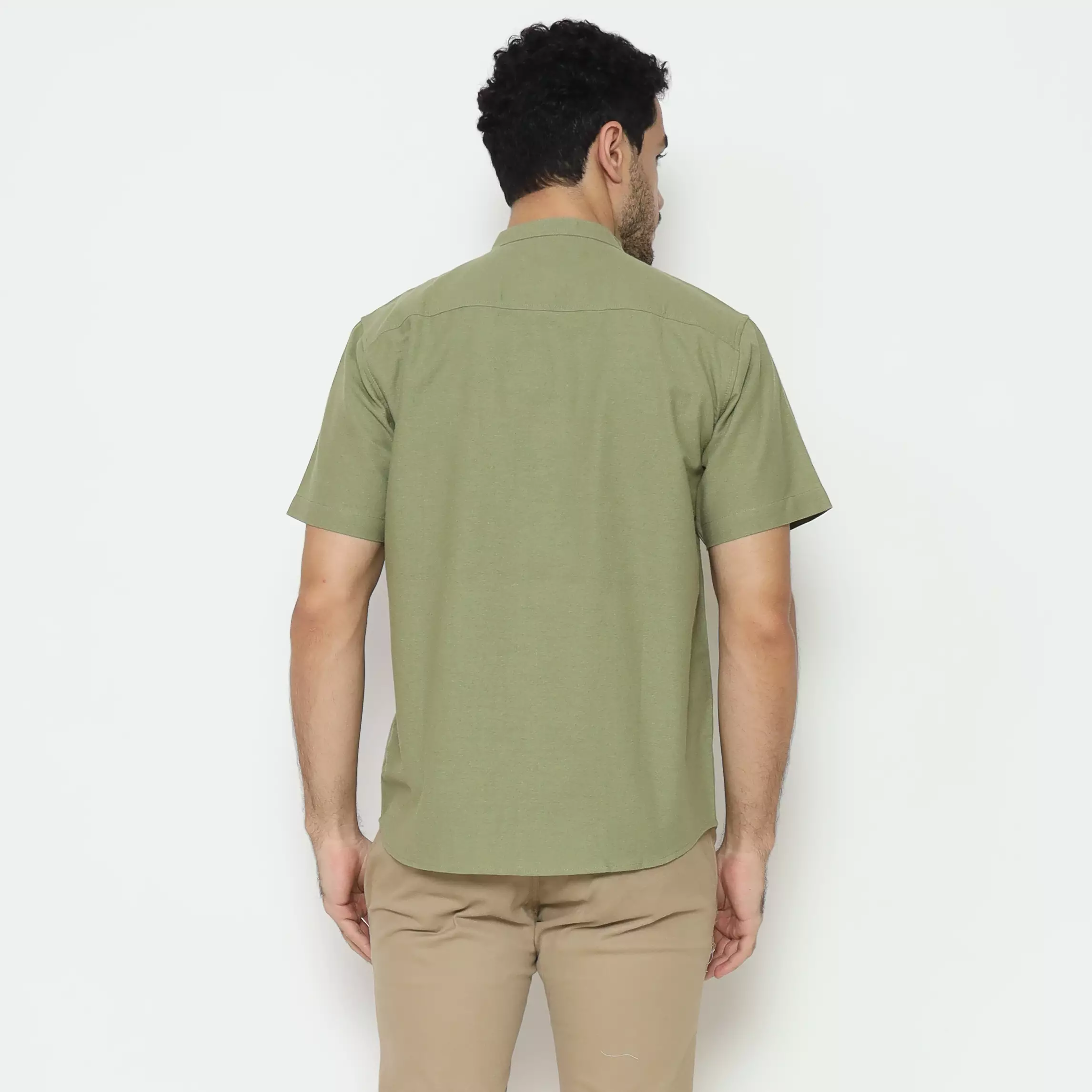 AMK Kemeja Pria Lengan Pendek SHG Satria S/S Sage Green