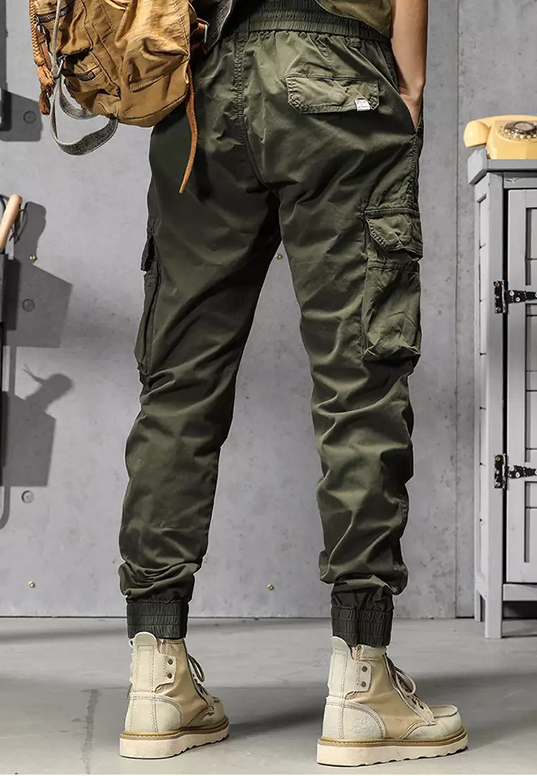 Sports Style Pockets Cargo Pants GJL659