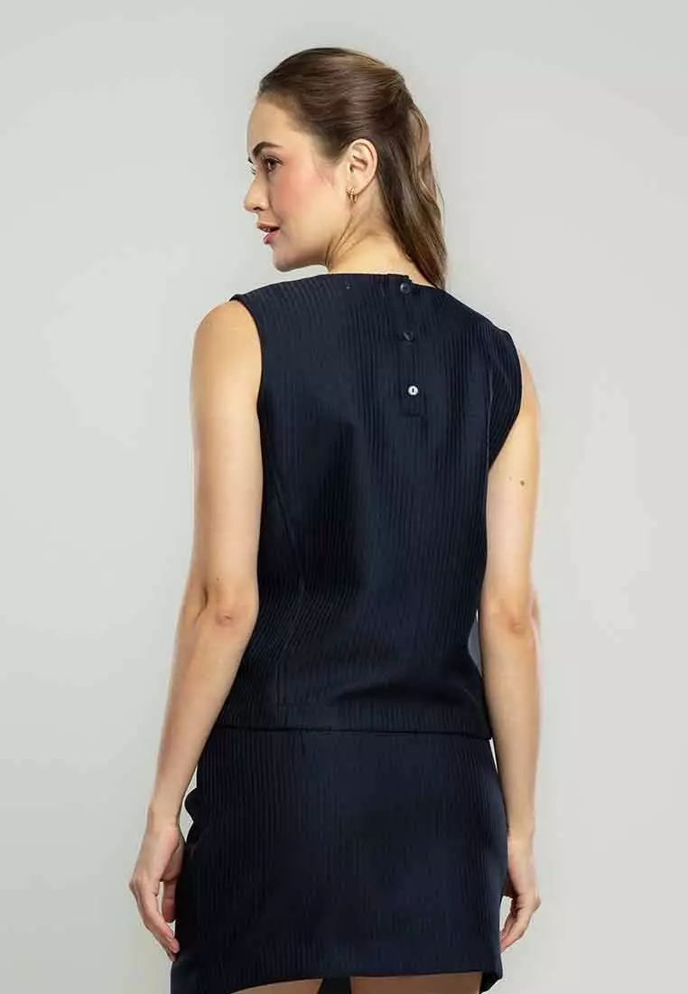 Whitney Textured Sleeveless Top