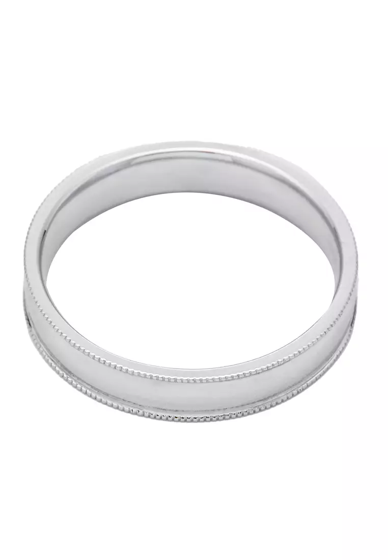 LITZ 18K White Gold  Diamond Ring  YM-BRS142-E