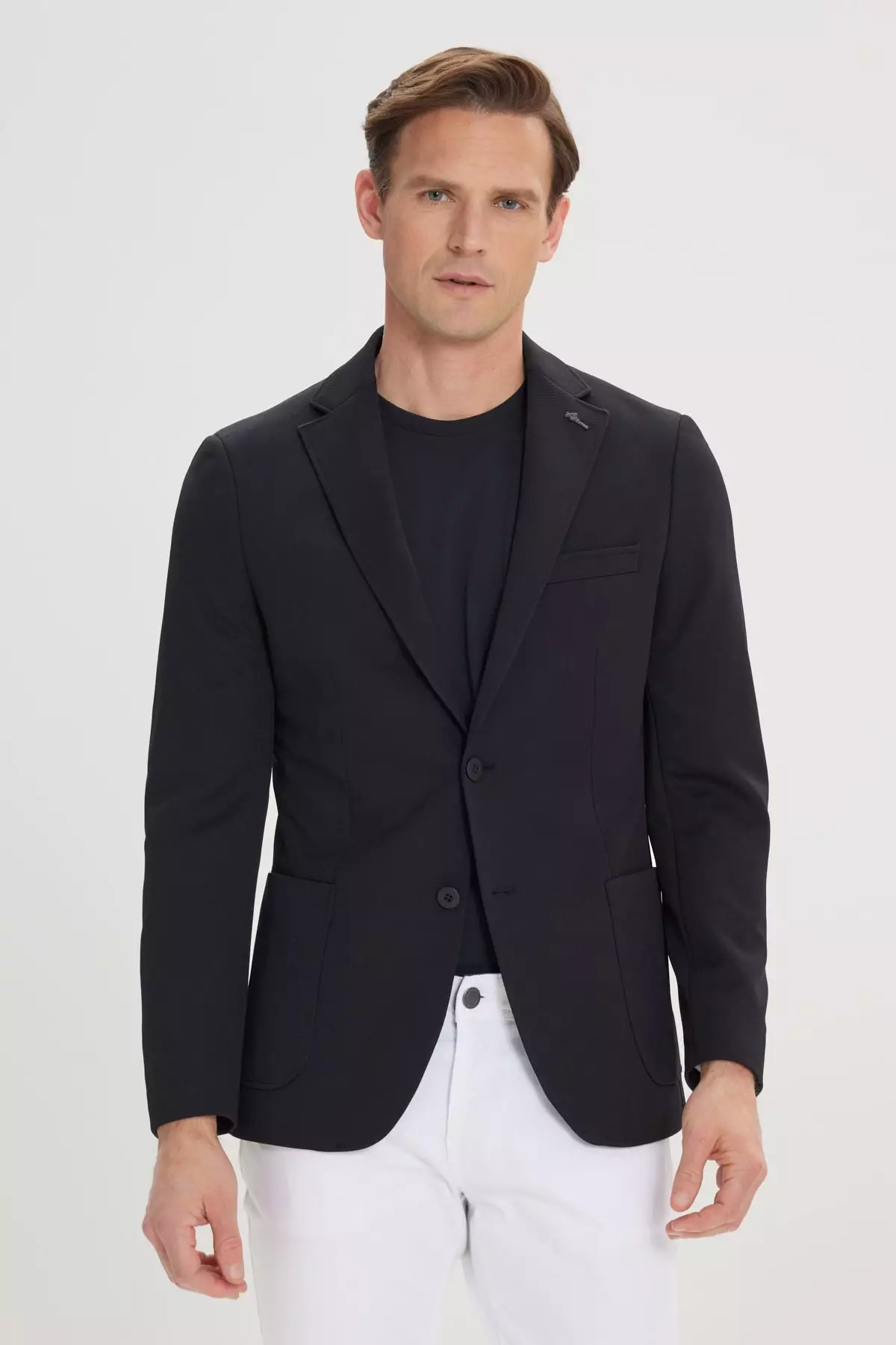 Buy Altinyildiz Slim Fit Mono Collar Casual Blazer Jacket 2025