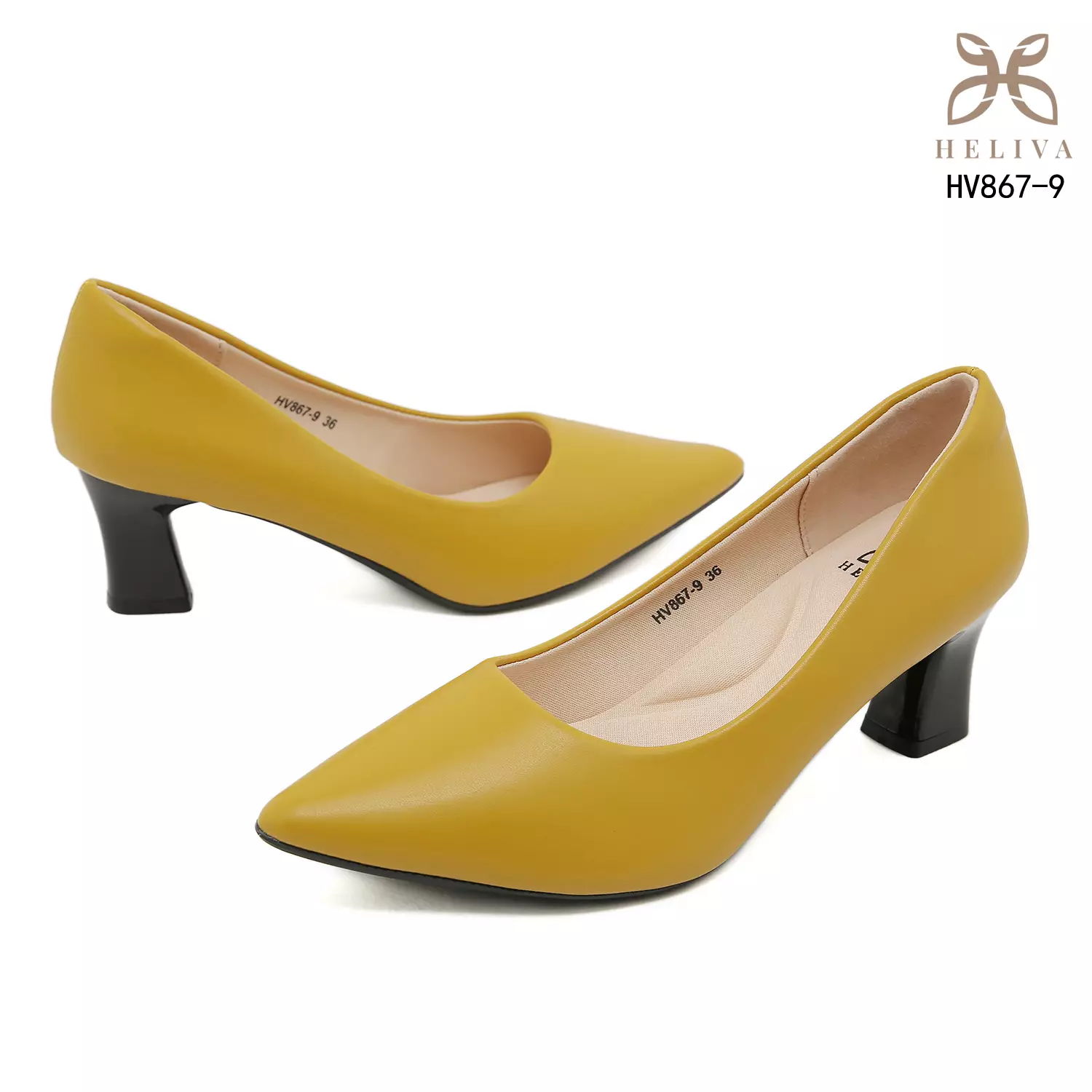 Heliva Miora Minimalist Matte Pointed Toe Heels 5.5cm HV867-9
