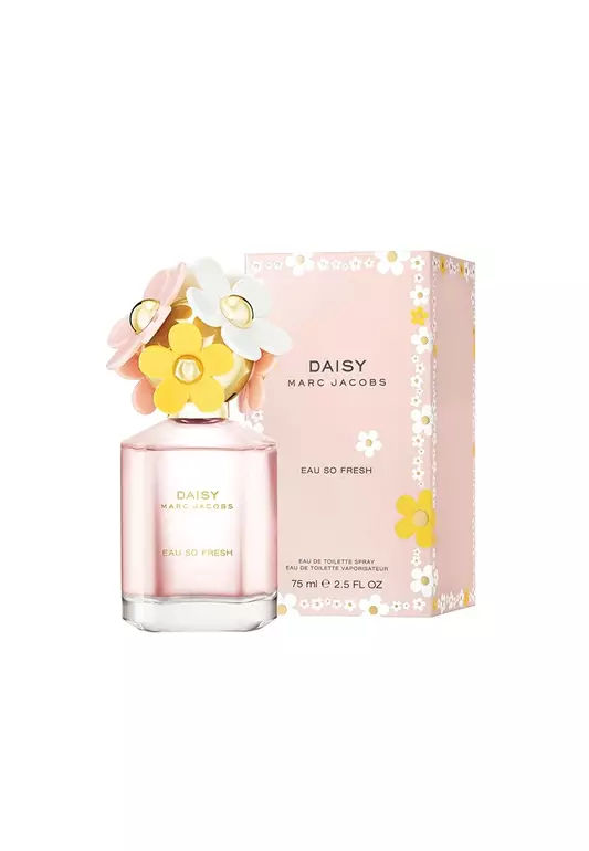 Daisy Eau So Fresh Eau De Toilette 75ml - Ruby Red Grapefruit, Wild Rose, Plum | Fresh Floral Perfume | Fragrance for Women