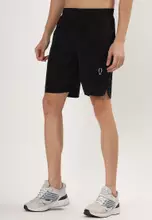 Buy QuirkyT Mens Side Slit Black Side Breathable Shorts