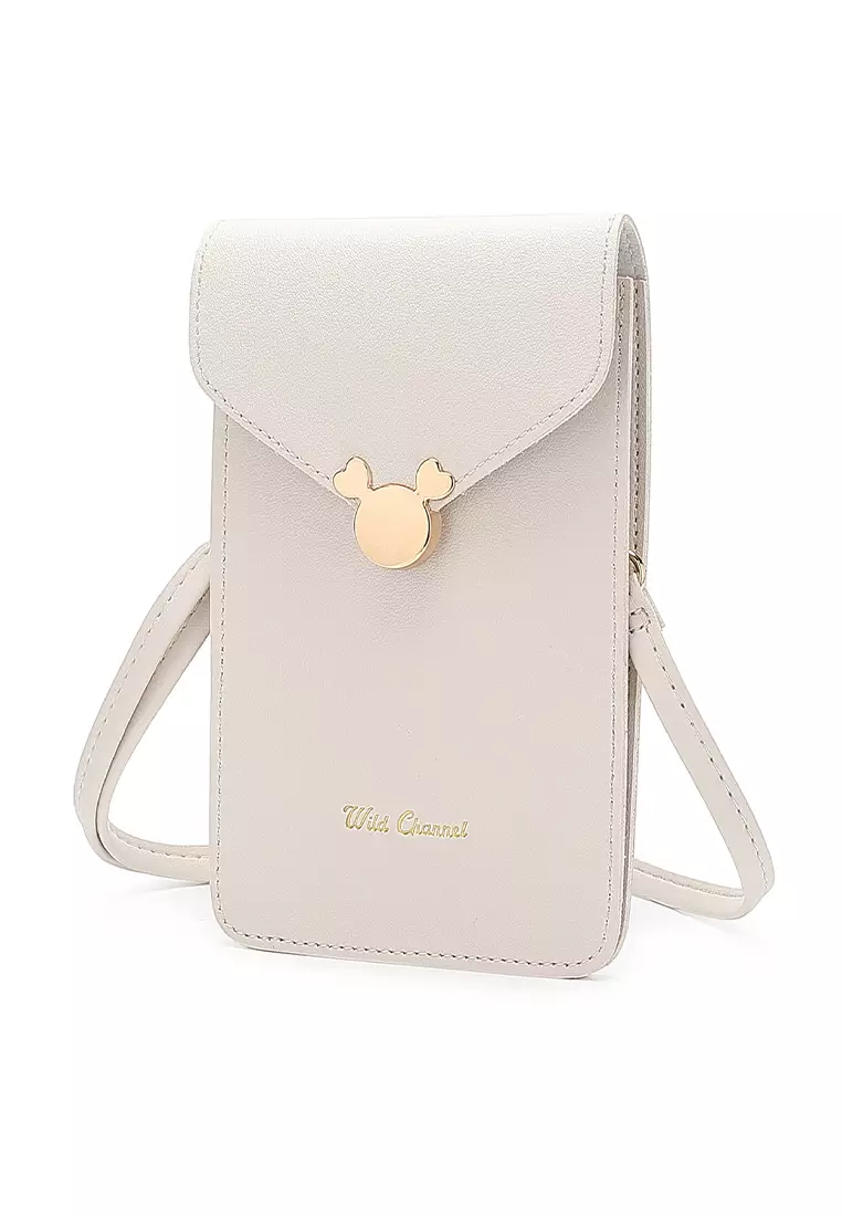 Women's Shoulder Sling Bag / Crossbody Bag (Tas Selempang / Tas Bahu Wanita) - Putih