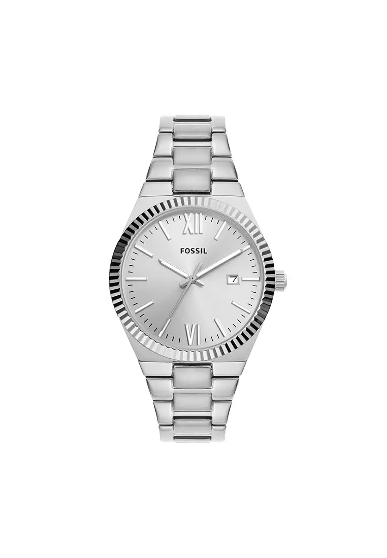 Fossil watch silver price sales