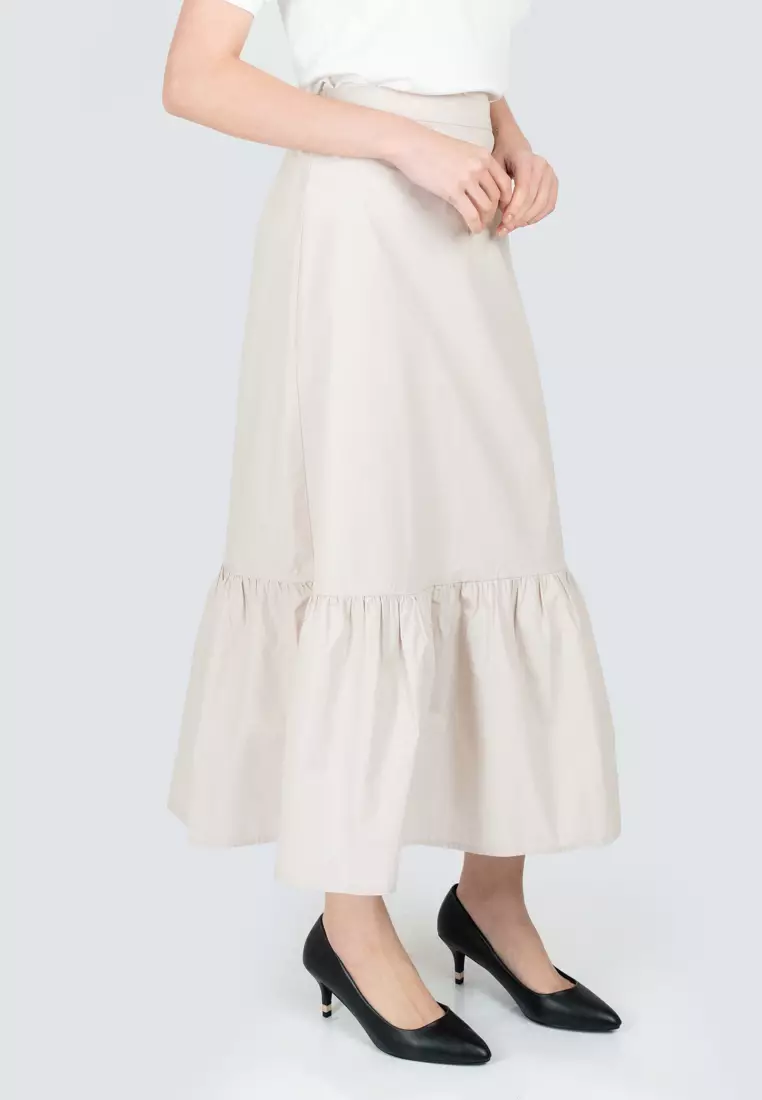 Polo Haus - Women’s Tiered Long Skirt WBLS003