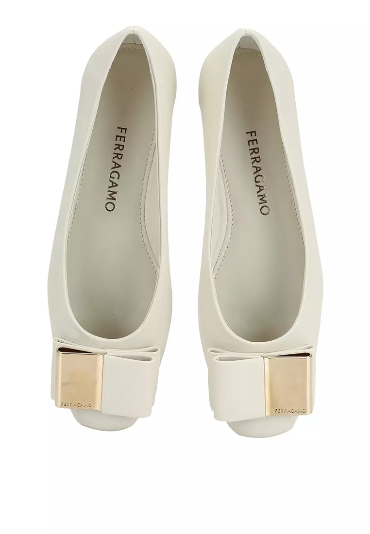 White ferragamo shoes sales