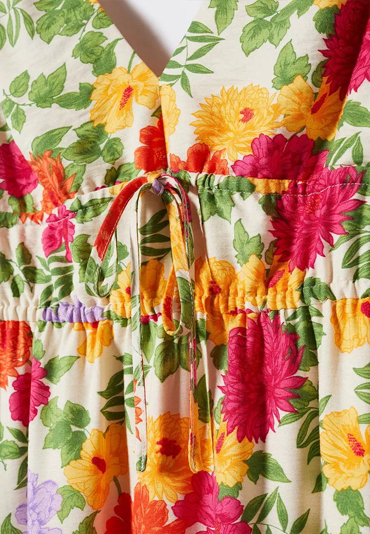 Midi Printed Dress