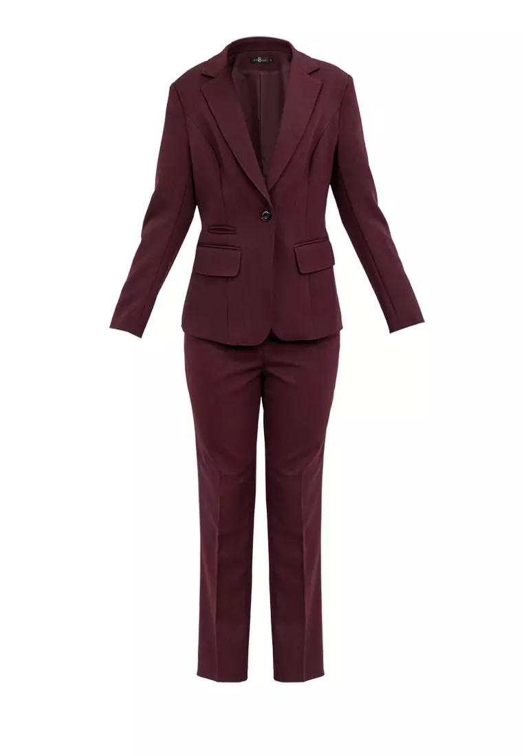 Tailored Suit Blazer with Pants